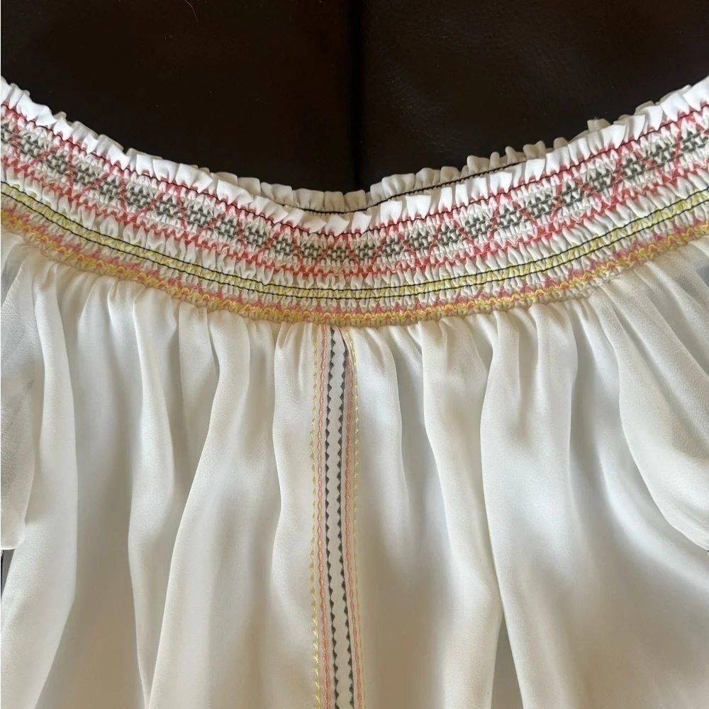 WHITE HOUSE BLACK MARKET‎ OFF SHOULDER BLOUSE